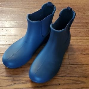 Crocs Navy Blue Ankle-High Rain Boots